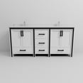 thumbnail image 4 of Laurel 84 in W x 22 in D Black Oak Double Bath Vanity, White Quartz Top, and Faucet Set, 4 of 9