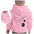 thumbnail image 4 of Shadoumai Cute Hoodies for Teen Girls Trendy Preppy Hooded Sweatshirts Oversized Long Sleeve Shirts Gradient Clothes for Girls, 4 of 4