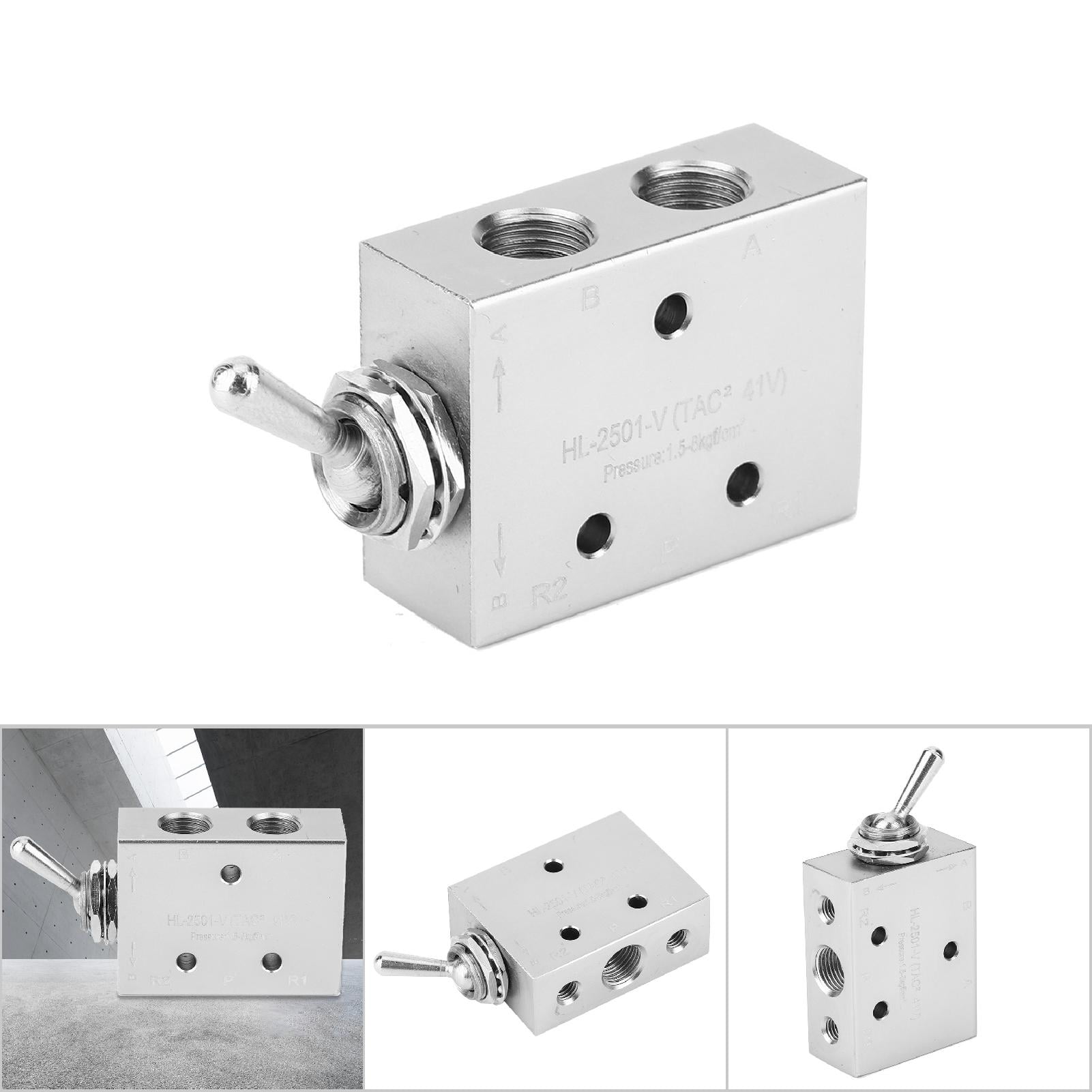 Fugacal Toggle Switch Valve 2Position 5Way Mechanical Pneumatic Knob