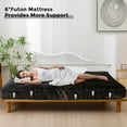 thumbnail image 5 of BYBYME Futon Adults 6" Breathable Full Floor Mattress, 5 of 7