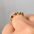 thumbnail image 2 of CHIRAGEMSJEWELS Four Moissanite Engagement Ring, Bezel setting Moissanite Engagement Ring, Classic Vintage Moissonite Wedding Ring, Bridal Ring Gift For Her, 2 of 5