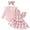Pink1, variant on IWEMEK Newborn Baby Girl Clothes Ruffle Long Sleeve Romper Pink Bowknot Skirt 3 Pieces Fall Outfit Sets Size 12-18M