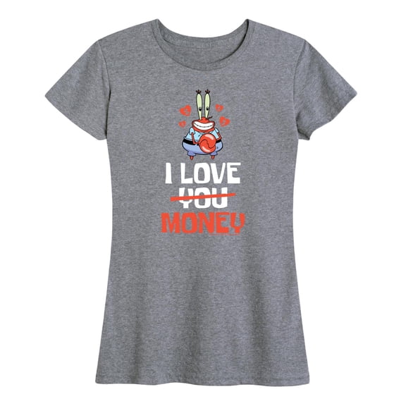 SpongeBob SquarePants - Valentine's Day Merchandise - Women's Short Sleeve Graphic T-Shirt