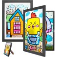 thumbnail image 1 of Maxetodo 8.5x11 Kids Artwork Display Frame with 180° Open Front, Shadow Box for Kids' Art Storage,Holds up to 150 Drawings,Shatterproof Plexiglass,for Home Decor,Office,Daycare,Children Gift, 1 of 8