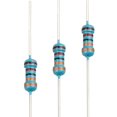 thumbnail image 1 of Resistencia EDGELEC 100 Uds 33K ohm 1/4w (0,25 vatios) resistencia fija de película metálica de tolerancia 1%, múltiples valores de resistencia opcionales, 1 of 1