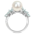 thumbnail image 5 of Everly Women's Cultured Pearl 14k White Gold Ring, 5 of 8