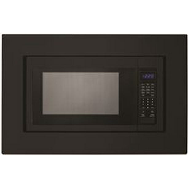 Whirlpool 1.6 Cu. Ft. Countertop Microwave Trim Kit, Black, 30 In
