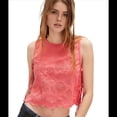 thumbnail image 1 of Camisetas Sin Mangas para Mujer Y2K, Cuello Cuadrado, Sin Mangas, con Lazo, Blusa Corta de Verano Elegante para Salir. Rojo M, 1 of 7