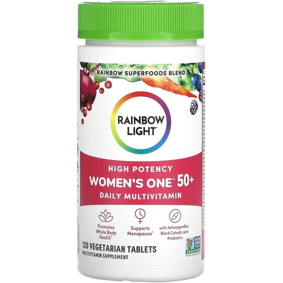 Women's 50 Plus Multivitamin | 120 Tablets | by Rainbow Light