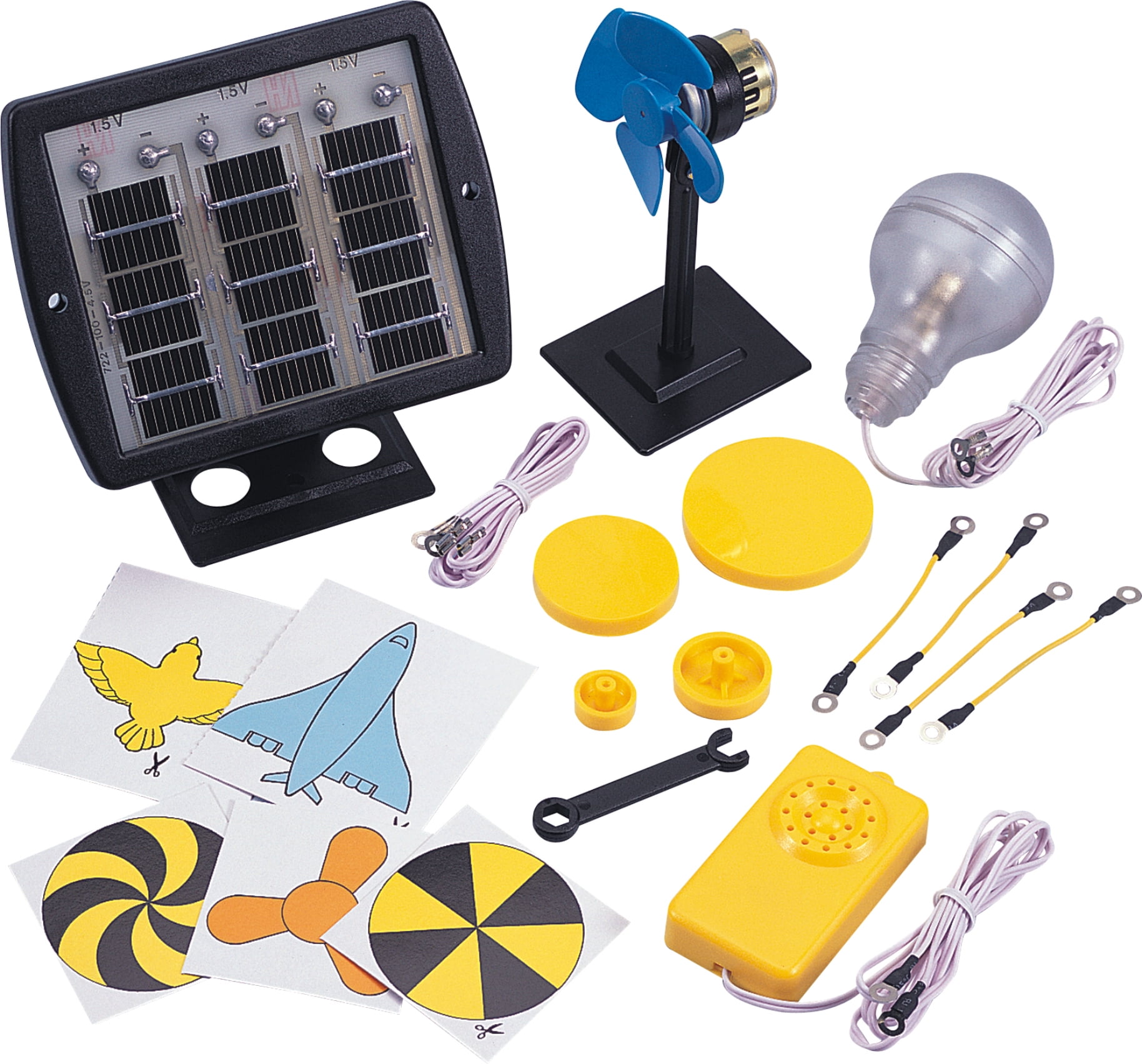 Educational Solar Energy Science Project Kit with Experiment Booklet