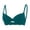 Green -BB34, variant on Women's Push-up Bra No-Poke Underwire Push-up Bras for Women, Convertible, Demi Coverage Silver 80B