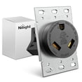 thumbnail image 1 of Toma de corriente para RV Nilight, 30 amperios, 125 V, NEMA TT-30R, con certificación ETL, 1 of 9