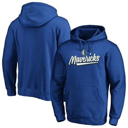 Men's Fanatics Branded Royal Dallas Mavericks Super Sweep Pullover Hoodie
