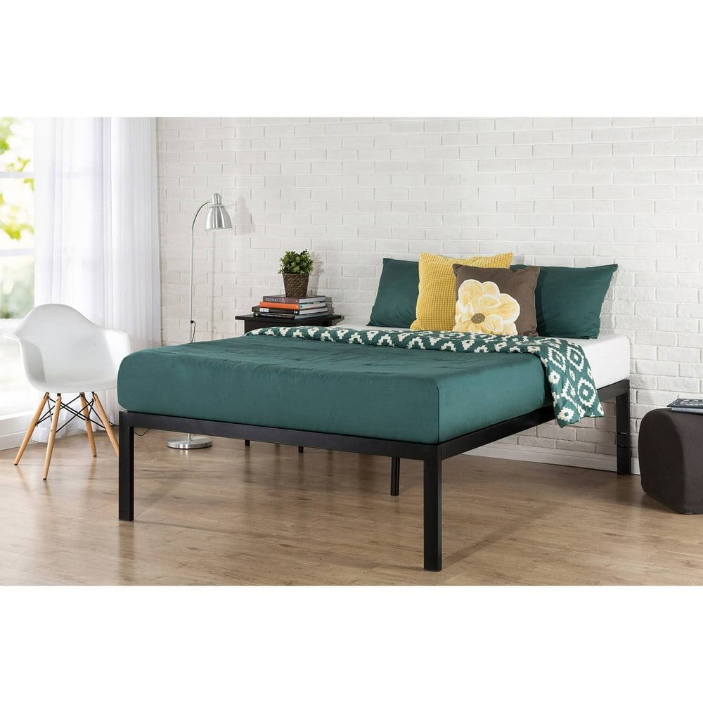 ZINUS Lorrick 18" Quick Snap Metal Platform Bed, No Box Spring Needed