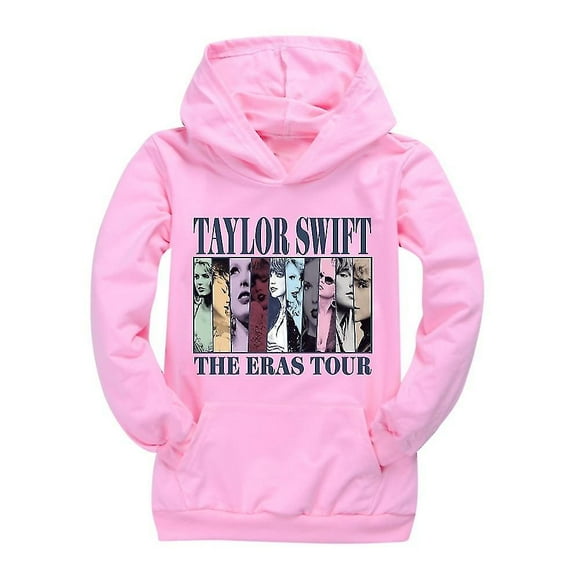 Années Enfants Pop Taylor Swift The Eras Tour Imprimé Hoodie Filles Garçons Sweatshirt à Capuche Pulls Hauts Cadeaux de Noël