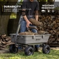 thumbnail image 5 of Gorilla Carts 5 Cu Ft Poly Dump Cart with Quick-Release, 800 lb Capacity, Gray, 5 of 7