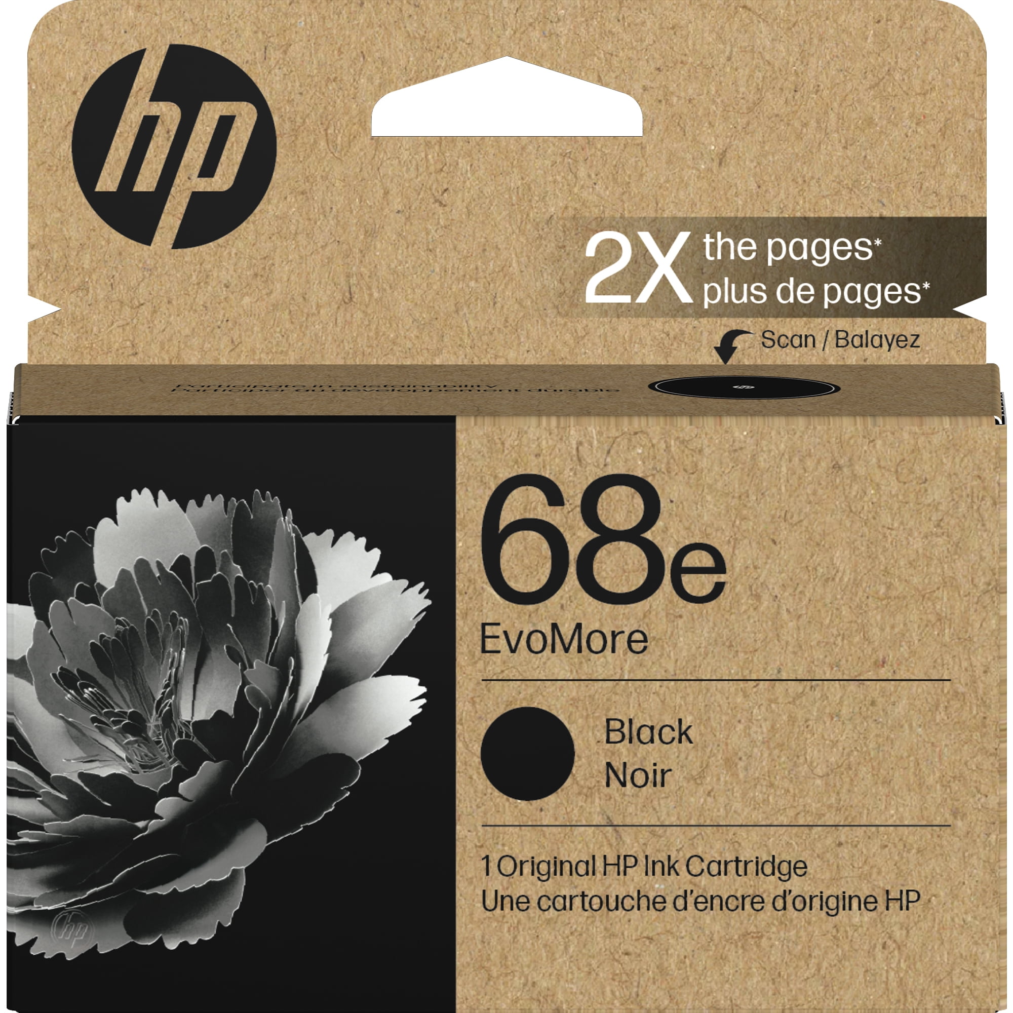 HP 68e EvoMore Original High‑Yield Black Ink Cartridge – Ink Cartridge Type