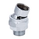thumbnail image 3 of Adaptador de boquilla de ducha con junta giratoria universal, cabezal de ducha confiable. Plata, 3 of 9