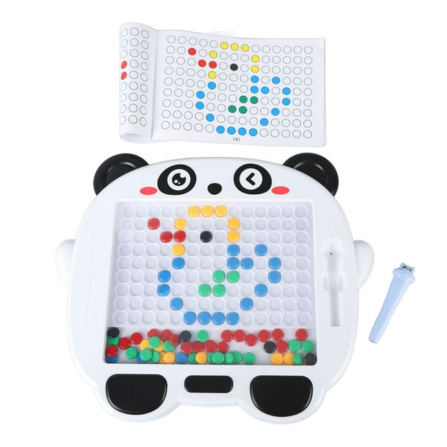 Drawing Board, Panda Children Painting Board Enclosed Space Coordination Exercise Magnetic Patterns Imitation For Home For Toddles