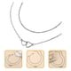 thumbnail image 5 of 2 piezas de joyería de muñeca, pulsera minimalista, pulsera de corazón apilada, pulseras de joyería a juego, 5 of 8