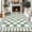 Sage Green, variant on 2x6 Kitchen Runner Rug Non Slip,Grey Checkered Rug, Washable Runner Rug for Hallway Soft Low-Pile Geometric Modern Rugs for Entryway