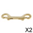 thumbnail image 1 of Mosquetones de Doble Extremo Colamx Llavero de 78mm Dorado 2 Piezas, 1 of 8