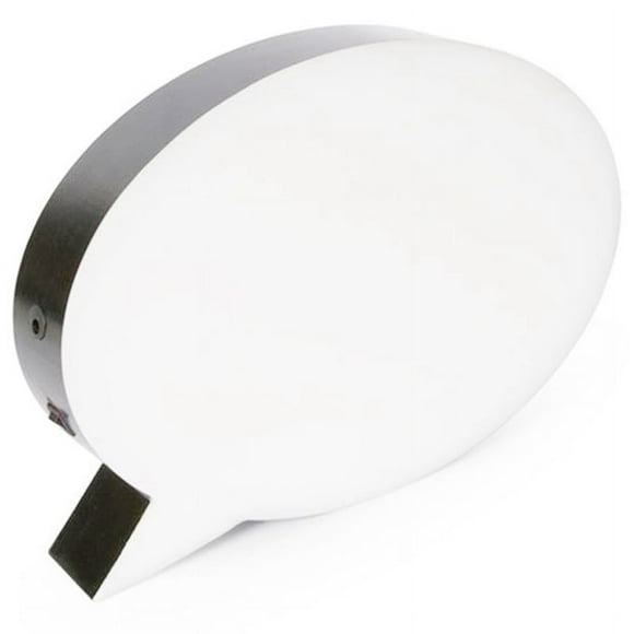 Boîte à Lettres Led en Forme de Bulle, Ajouter 1 Stylo pour Fête d'Anniversaire Mariage, 1*Boîte à Lettres Led 1*Câble USB 1*Stylo de Marquage, Noir & Blanc