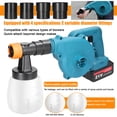 thumbnail image 1 of Kit Power Blower to Paint Sprayer Conversion Kit Electric Blowing Machine to Painting Spraying Device Fitting Accessories Set Water Paint Sprayer Multifunction Converter Home High, 1 of 7
