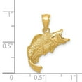 thumbnail image 5 of Auriga Fine Jewelry 14K Yellow Gold Fish Pendant for Women, 5 of 6