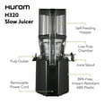 thumbnail image 2 of Hurom Cold Press Juicer Machine, Low Pulp Slow Juicer, Black, 2 of 9