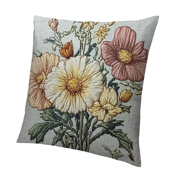 Autua Bouquet of flowers, pillows, pillows, upholstery cushions, sofa bed 12x12in