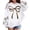 White, variant on Girls Hoodies Girls Clothes Leopard Print Girls Hooded Sweatshirt Soft Pullover with Pocket for Casual Wear
