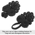 thumbnail image 2 of CIMAXIC 10Pcs Chinese Closure Buttons Knot Buttons Closure Sewing Buttons Fastener,2.28"X0.87"X0.16", 2 of 5