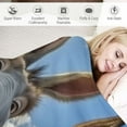 thumbnail image 3 of BCIIG Donkey Blanket for Adults Kids, Flannel Donkey Blankets Gifts, Three Donkeys Throw Blanket for Sofa Couch Bed Living Room Soft Warm Cozy Donkey Decor  50x60in, 3 of 6