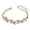 Gold, variant on YUEHAO Bracelets Fashion Full Diamond Leaf Bracelet Bracelet Fashion Alloy Full Diamond Jewelry