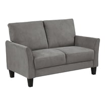 Lexicon Aliana Textured Love Seat in Chocolate
