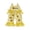 Yellow, variant on Cenuakty Little Girls 12M 18M 2T 3T 4T 5T Overalls Adorable Watermelon Flower Embroidery Sleeveless Square Collar Plaid Bell Bottoms Jumpsuit
