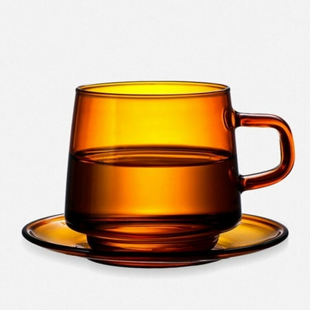 

Promotion!Color Fresh And Thick Glass Coffee Cup Resistant To Cold And Heat