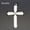 Howlite, variant on Natural Stone Cross Pendant Crystal Crucifix Chakra Reiki Healing Amulet Energy-Lapis Lazuli