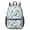 Cat and Rabbit Checkerboard Blue, variant on Cat and Rabbit Checkerboard Blue 17" Waterproof Oxford School Backpacks for Teens, S-Shape Padded Straps, for School, Travel, Hiking, Camping
