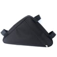 thumbnail image 1 of Bolsa de almacenamiento para cuadro de bicicleta, bolsa triangular resistente al agua con dos bolsillos laterales, bolsa de accesorios para herramientas debajo del asiento con correa, 1 of 5