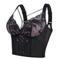 thumbnail image 2 of Lace Design Shapewear Bra for Everyday Comfort and Support with Wide Band Side Support Sagging Reduction Push Up Enhancement Plus Thick Cup, 2 of 5