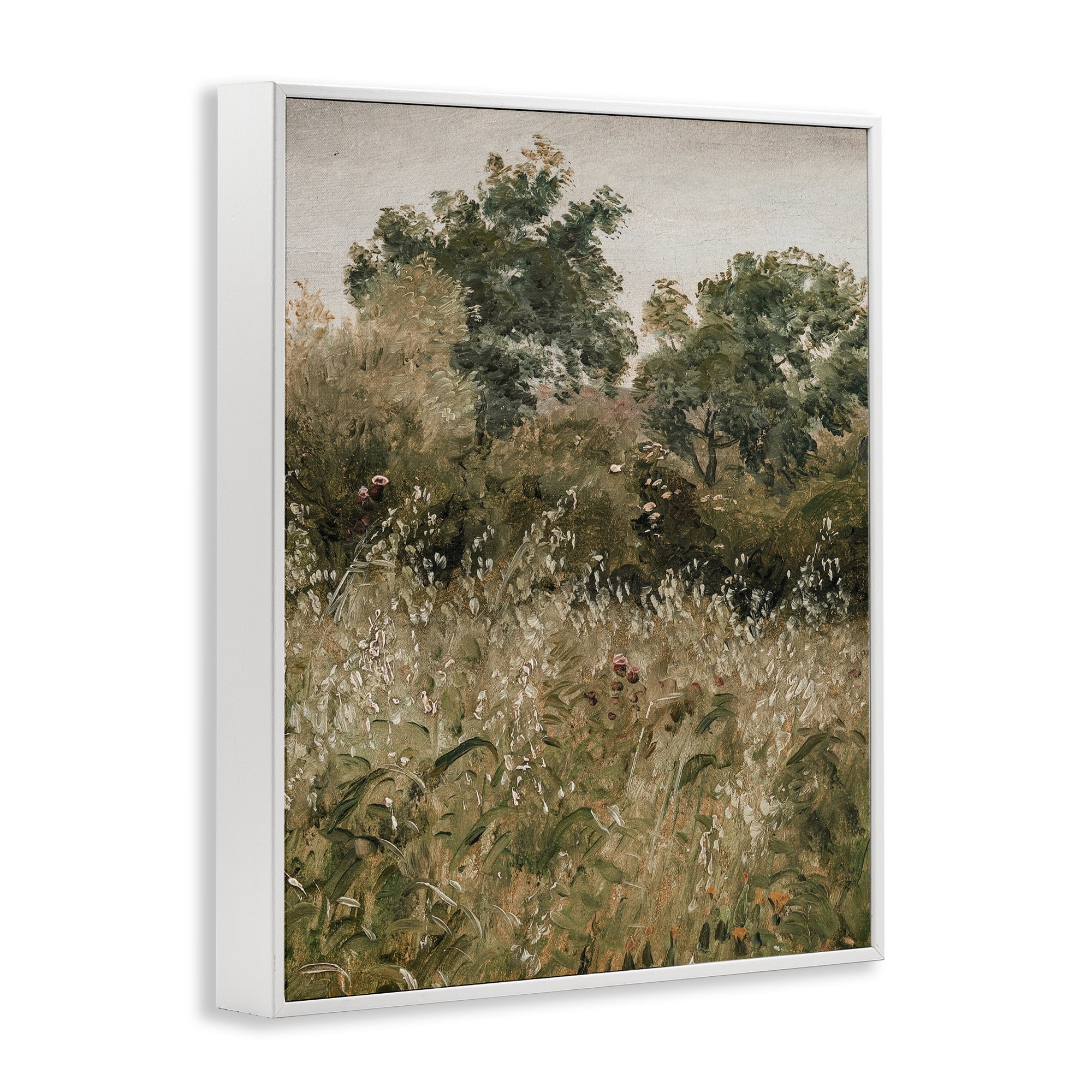 Dense Forest Thicket White Framed Giclee Art, design by Lettered and Lined