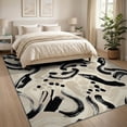 thumbnail image 3 of ODIKA 8'x10' Washable Area Rug Durable, Non-Slip Painterly Asymmetric Boho Scattered Blob Design Contemporary Art for Living Room, Under Sectional, Family, 3 of 7
