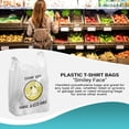 thumbnail image 6 of Thank You Carry-Out T-Shirt Bags, Preprinted Plastic Poly, 800 Count, 11.5 x 6.5 x 22 in, 6 of 8