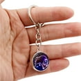 thumbnail image 5 of Jewelry On Clearance Twelve Keychain Pendant Time Luminous Glass Ball Pendant Metal Key Multicolor, 5 of 5