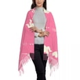 thumbnail image 4 of Valentine Day Angel Womens Warm Winter Infinity Scarves Set Blanket Scarf Pure Color, 4 of 7