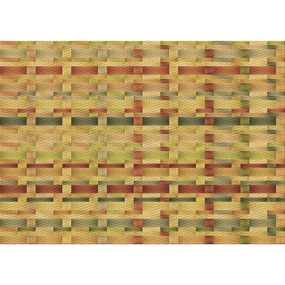 Ahgly Company Indoor Rectangle Patterned Bee Yellow Area Rugs, 2' x 4'