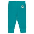 thumbnail image 4 of Infant & Newborn WEAR by Erin Andrews Miami Dolphins Three-Piece Turn Me Around Bodysuits & Pant Set, 4 of 5
