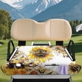 thumbnail image 3 of Uourmeti Golf Cart Seat Cover with 4 Pockets Soft, Compatible with Sports Universal Golf Cart Seat Golf Cart Seat Covers(Bee), 3 of 8